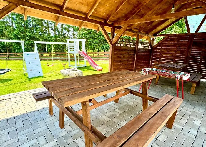 別荘 Wypoczynkowy Z Sauna I Jacuzzi 